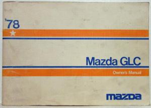 1978 Mazda GLC Owners Manual