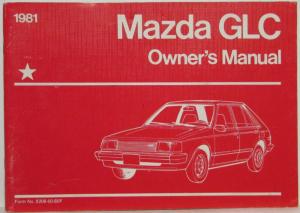 1981 Mazda GLC Owners Manual