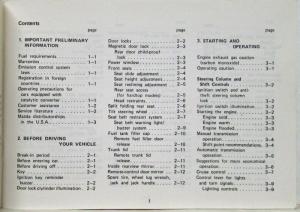 1981 Mazda 626 Owners Manual with Limited Warranty & Service Book
