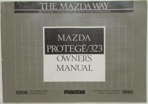 1990 Mazda Protege/323 Owners Manual and Warranty Info