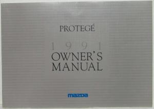 1991 Mazda Protege Owners Manual in Case