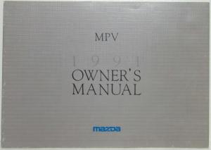1991 Mazda MPV Owners Manual
