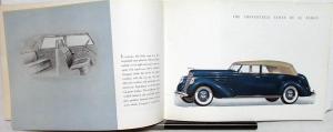 1937 Lincoln V 12 Custom Willoughby LeBaron Brunn Color Sales Brochure Original