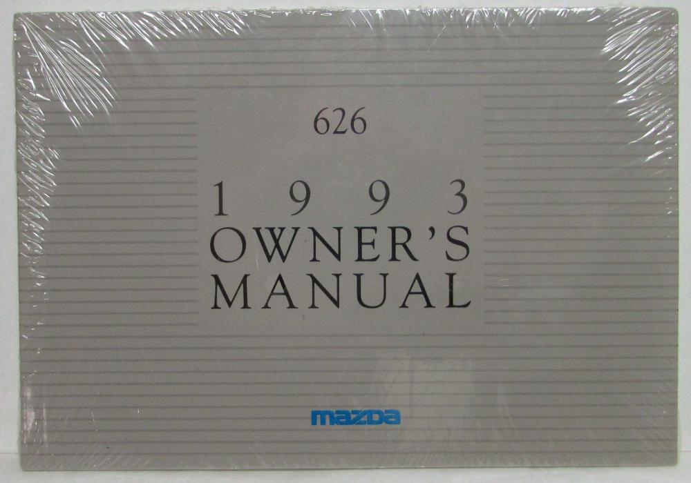 1993 Mazda 626 Owners Manual