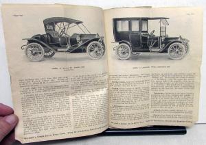 1911 Pratt Elkhart Models T F R L Features Specs Sales Brochure Original