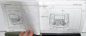 1995 Mazda MX-3 Owners Manual Care & Operation Instructions