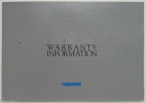 1995 Mazda 626 Owners Manual and Warranty Info in Case