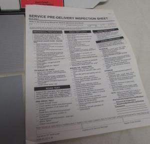 1995 Mazda MX-6 Owners Manual W/Extras & Case NOS