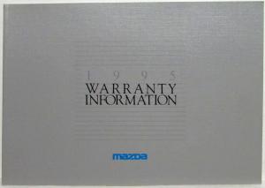 1995 Mazda Protege Owners Manual and Warranty Info in Case
