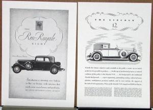 Vintage Classic Car Ads REO Lincoln Cadillac Buick Cord Packard Imperial Prints