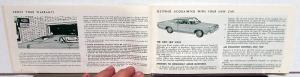 1968 Ford Cars LTD XL Galaxie Custom Country Squire Cvt Owners Manual Original
