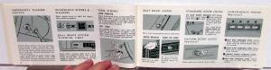 1968 Ford Cars LTD XL Galaxie Custom Country Squire Cvt Owners Manual Original