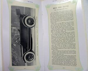 1916 REO NEW Fifth Incomparable Four R Touring S Roadster Sales Brochure Orig
