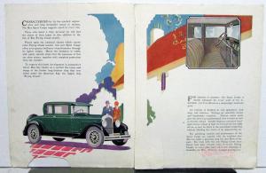 1927 1928 REO Flying Cloud Sport Coupe Color Sales Brochure Original