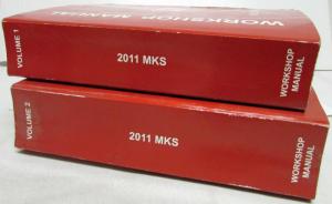 2011 Lincoln MKS Service Shop Repair Manual Set Vol 1 & 2