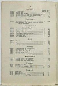 1916-1917 Empire Model 60 Instruction Book and Parts Price List