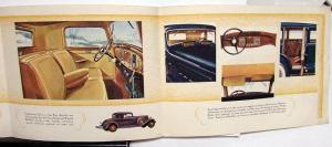 1931 REO Royale Eight Sedan Victoria Color Sales Folder Brochure Original