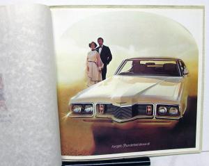 1970 Ford Thunderbird Canadian Dealer Prestige Sales Brochure Large English Text