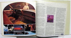 1970 Ford Thunderbird Canadian Dealer Prestige Sales Brochure Large English Text