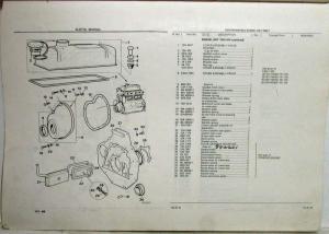1977 Austin Marina USA Versions Car Parts Book List Manual Catalogue