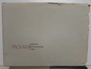 1953 Packard Prestige Color Sales Brochure Original Cavalier Mayfair Convertible