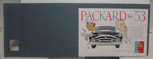1953 Packard Prestige Color Sales Brochure Original Cavalier Mayfair Convertible