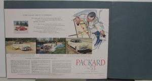1953 Packard Prestige Color Sales Brochure Original Cavalier Mayfair Convertible