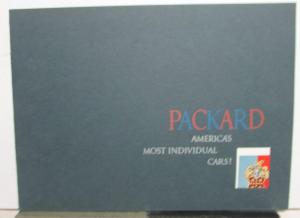 1953 Packard Prestige Color Sales Brochure Original Cavalier Mayfair Convertible