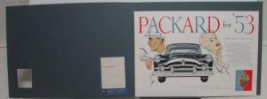 1953 Packard Prestige Color Sales Brochure Original Cavalier Mayfair Convertible