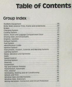 1990 Lincoln Mark VII Service Shop Manual Body Chassis Electrical Powertrain