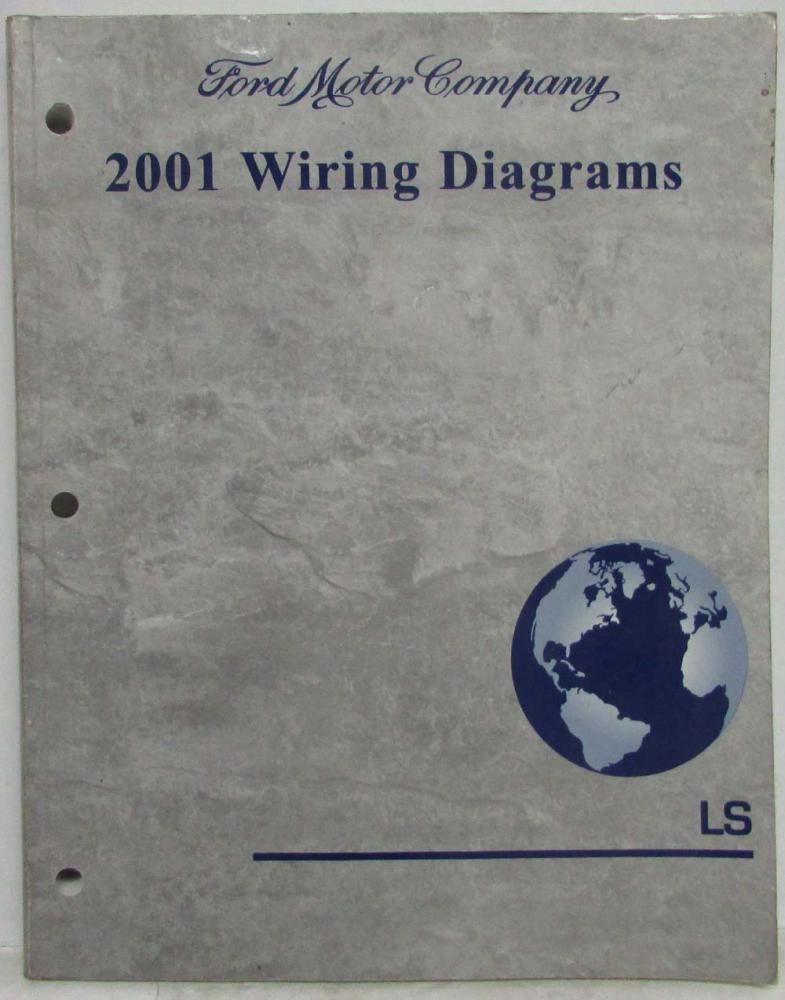 2001 Lincoln Dealer Electrical Wiring Diagram Service Manual LS Models
