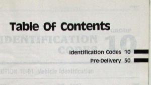 1988 Ford Car Truck Pre-Delivery Service Shop Manual