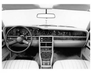 1986 Rolls-Royce Corniche II Interior Press Photo and Release 0010