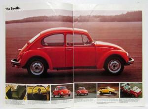 1975 Volkswagen VW Model Range Sales Brochure for UK Market