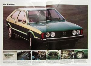 1975 Volkswagen VW Model Range Sales Brochure for UK Market