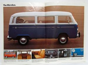 1975 Volkswagen VW Model Range Sales Brochure for UK Market