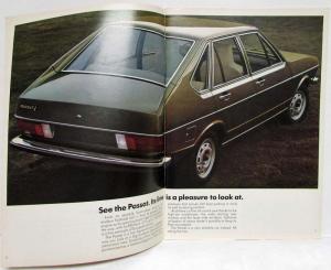 1975 Volkswagen VW Passat Sales Brochure - UK Market