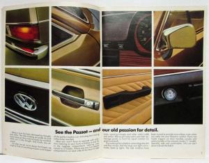 1975 Volkswagen VW Passat Sales Brochure - UK Market