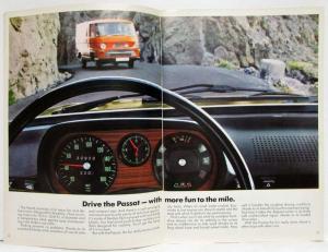 1975 Volkswagen VW Passat Sales Brochure - UK Market