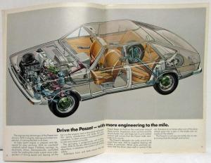 1975 Volkswagen VW Passat Sales Brochure - UK Market