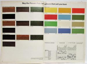 1975 Volkswagen VW Passat Sales Brochure - UK Market