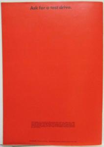 1975 Volkswagen VW Passat Sales Brochure - UK Market