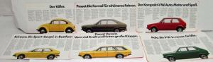 1976 Volkswagen Lots of News Sales Cards - Viel Neues von VW - German Text