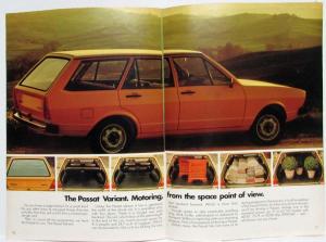 1976 Volkswagen VW Passat Sales Brochure - South African Market