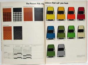 1976 Volkswagen VW Passat Sales Brochure - South African Market