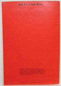 1976 Volkswagen VW Passat Sales Brochure - South African Market