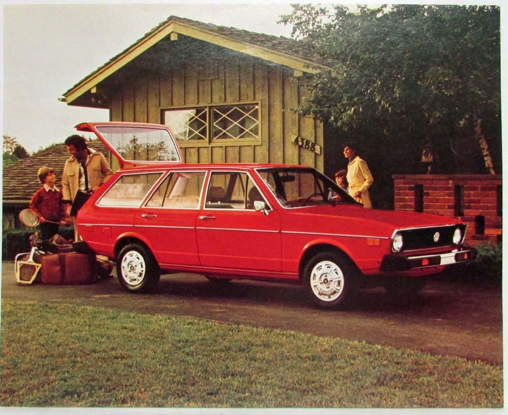 1976 Volkswagen VW Dasher Wagon Spec Sheet
