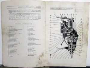 1925-1926 Overland Models 91 - 92 Operation and Care Owners Manual