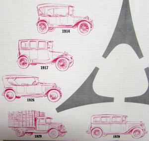1962 Dodge Promotional Placemat Historical Look The Wheel Of Dodge Car Truck