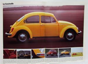 1977 Volkswagen VW Full Line Sales Brochure - Le Programme - French Text